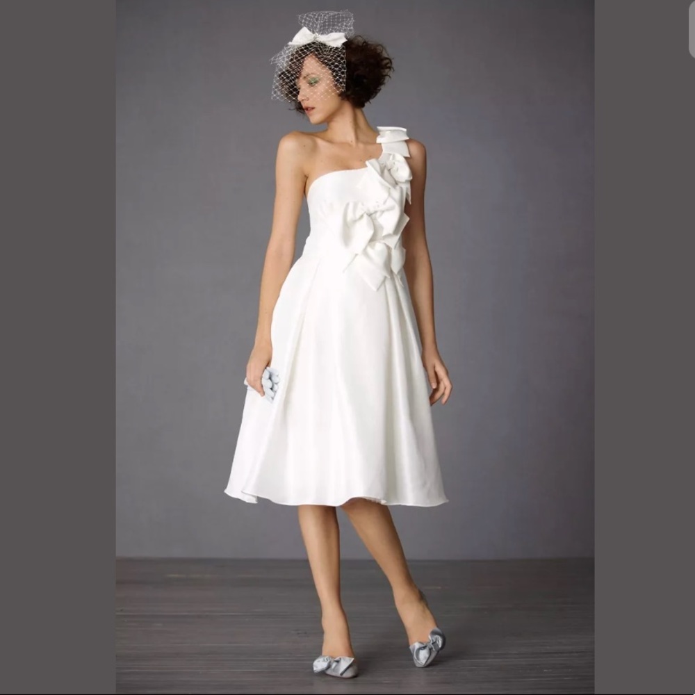 BHLDN Anthropologie Afternoon Social Wedding Dress Size 2 & 12 - Picture 1 of 9